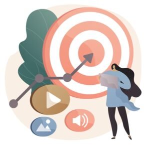 illustration referencement marketing reseaux sociaux